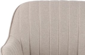 Jedálenská stolička Chrissy, béžová tkanina