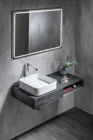Sapho Sapho, GEMINI LED podsvietené zrkadlo 1000x700mm, GM100