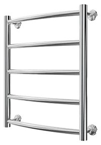 Kúpeľňový rebríkový radiátor CLASSIC 88W/230V 50x43 cm nerez/lesklý chróm