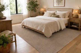 Koberec DUNE WOOL 497 01 TM620 hnedý