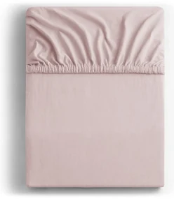Svetloružová napínacia plachta jersey 180x200 cm Amber – Restilo
