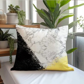 Povlak na polštář BLEND 3D16 45x45 cm mramorový