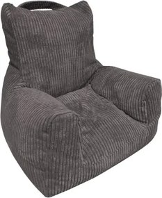 Detské kreslo Tobi Plus, šedá štruktúrovaná látka%