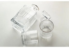 BOHEMIA PRESTIGE ELEGANTE PLATIN WHISKY SADA 1+6 KS