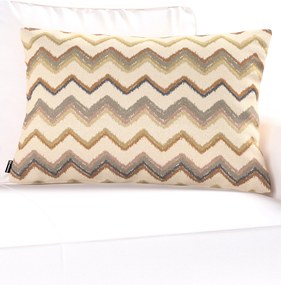 Karin - jednoduchá obliečka, 60x40cm farba produktu béžová látka zapletaná, vzorované