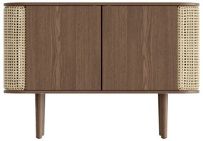 Nízka komoda v dekore duba v hnedo-prírodnej farbe 109x75 cm Treasures – UMAGE