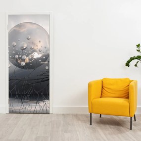 Fototapeta na dvere - Abstraktné gule (95x205cm)