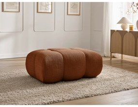 Ženilková podnožka v tehlovej farbe Ivane – Bobochic Paris