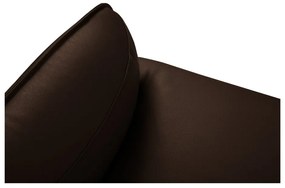 Hnedá kožená pohovka Windsor &amp; Co Sofas Neso, 175 x 90 cm