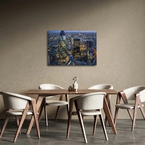 Obraz - Večerná panoráma Londýna (70x50 cm)