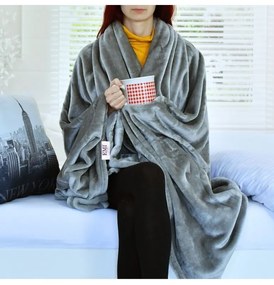 Deka sivá 150 x 200 cm EMI