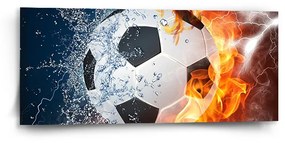 Sablio Obraz Futbalová lopta - 110x50 cm