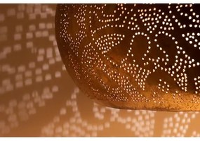 Orient svietidlo závesné Gold METAL & MASSIVE WOOD Ø53*120