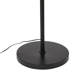 Moderná stojaca lampa čierna vrátane LED stmievateľná RGB s diaľkovým ovládaním - Sjors