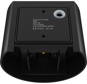 APLED - LED Vonkajšie nástenné svietidlo OVAL 2xLED/3W/230V IP65