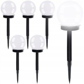 Gardlov 18310 Záhradná solárna lampa guľa 9 cm, IP44 6 ks