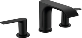 Hansgrohe Vivenis, umývadlová batéria s výpustom, 3-otvorová inštalácia, EcoSmart, čierna matná, HAN-75033670
