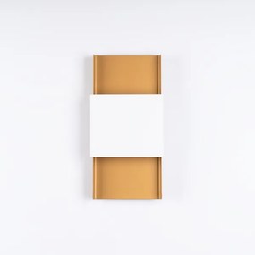 Sollux SL.1353 - Nástenné svietidlo DURLIN 2xG9/8W/230V zlatá/biela