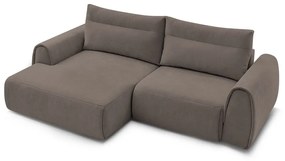 Hnedá rohová pohovka Aden – Bobochic Paris