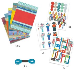 Set origami z nepremokavého papiera s príslušenstvom Djeco Lode