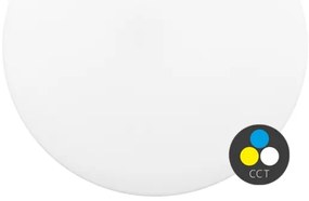 Ecolite WYB380-CCT/24W/BI - LED Stropné svietidlo DISK LED/24W/230V IP44 biela