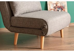 Svetlosivé kreslo Folde – Artie