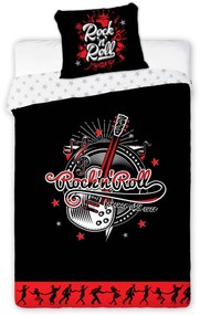 FARO Bavlnené obliečky svietiace v tme 140x200 + 70x90 cm - Rocková gitara