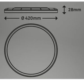 Briloner 7080-015 - LED Stmievateľné svietidlo SLIM LED/22W/230V 2700-6500K + DO