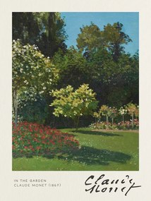 Obrazová reprodukcia In the Garden - Claude Monet, (30 x 40 cm)