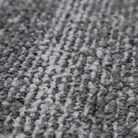 Spoltex, Metrážny koberec Ocean 38790 Grey, na mieru, šíře 4m, šedá, filc, obývacia izba
