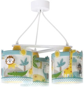 Dalber D-76114 - Detský luster MY LITTLE JUNGLE 3xE27/15W/230V