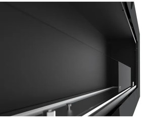 InFire - Vstavaný BIO krb 49x120 cm 3kW čierna