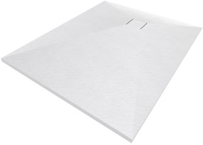 Gamma Erga Oldaf, SMC obdĺžniková sprchová vanička 100 x 80 cm, biela matná, ERG-GMA-OL-80100