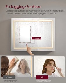 Zrkadlová skrinka BBK134W01