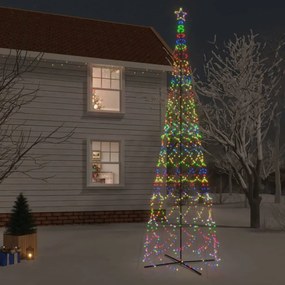 Vianočný stromček kužeľ rôznofarebný 3000 LED 230x800 cm 343516