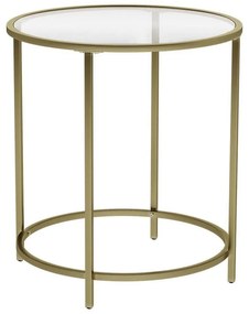 Odkladací stolík LYRA zlatý