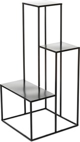 STOJAN NA KVETINÁČ KASKADA1 85X40X40 CM ČIERNA