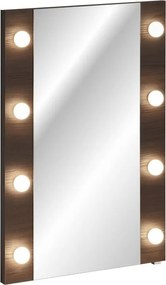 Nástěnné LED zrcadlo Dorothy 60 cm dub ristretto