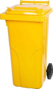 Popolnica na odpad Europlast 240 lit., plast, žltá