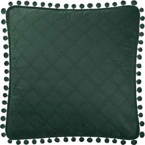 Obliečka na vankúš POMPOO fľašovo zelená Rozmer: 50x70 cm