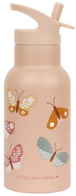 A Little Lovely Company - antikorová fľaša na pitie, 350 ml - motýliky