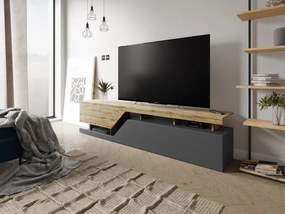 Tv stolík/skrinka Bekas 200, Farba: antracit / wotan