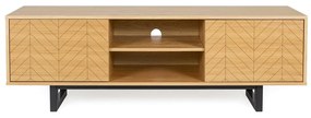 TV stolík v dubovom dekore Woodman Camden Herringbone