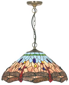 VÁŽKA SKY Tiffany luster do obývačky