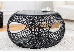 Konferenčný stôl Spin 44506 Ø75cm Aluminium Black  - Komfort-nábytok