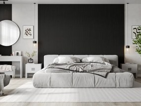 Mexen Lam-F, akustické stenové lamely 275 × 31,5 cm, filc 6 mm, čierna matná, S105-275317-2812-053