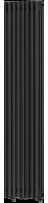 Mexen Denver dekoratívny radiátor 1600 x 378 mm, 1487 W, Čierna - W215-1600-378-00-70