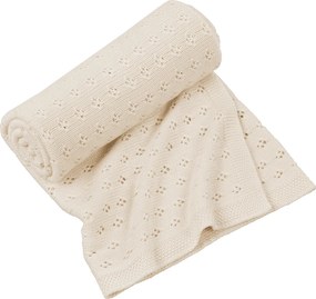 Bambusová prikrivka vanilka 80×100 cm