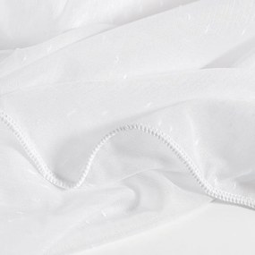 Voál biely s olovkom vzor Prší - ZAC-031 výška 295 cm Iba metráž