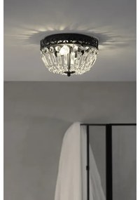 Markslöjd 108598 - Stropné svietidlo ETIENNE 2xE14/40W/230V čierna